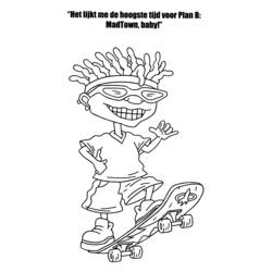Coloring page: Rocket Power (Cartoons) #52249 - Free Printable Coloring Pages