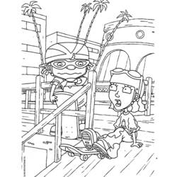 Coloring page: Rocket Power (Cartoons) #52255 - Free Printable Coloring Pages