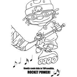 Coloring page: Rocket Power (Cartoons) #52589 - Free Printable Coloring Pages