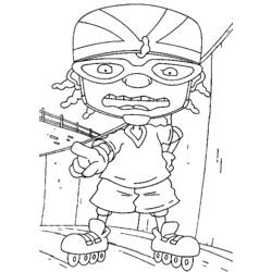 Coloring page: Rocket Power (Cartoons) #52629 - Free Printable Coloring Pages