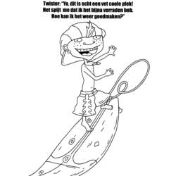 Coloring page: Rocket Power (Cartoons) #52637 - Free Printable Coloring Pages