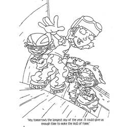 Coloring page: Rocket Power (Cartoons) #52682 - Free Printable Coloring Pages