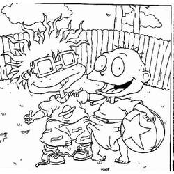 Coloring page: Rugrats (Cartoons) #52784 - Free Printable Coloring Pages