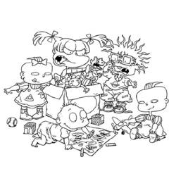 Coloring page: Rugrats (Cartoons) #52824 - Free Printable Coloring Pages