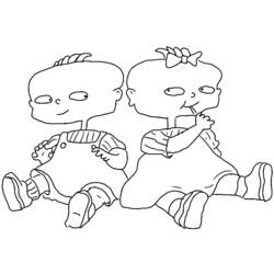 Coloring page: Rugrats (Cartoons) #52886 - Free Printable Coloring Pages