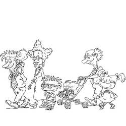 Coloring page: Rugrats (Cartoons) #52890 - Free Printable Coloring Pages