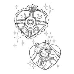 Coloring page: Sailor Moon (Cartoons) #50253 - Free Printable Coloring Pages