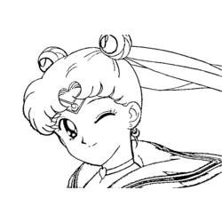 Coloring page: Sailor Moon (Cartoons) #50266 - Free Printable Coloring Pages