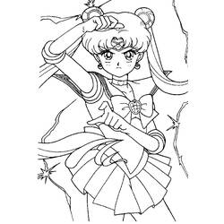 Coloring page: Sailor Moon (Cartoons) #50270 - Free Printable Coloring Pages