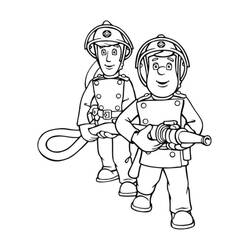 Coloring page: Sam the Fireman (Cartoons) #39774 - Free Printable Coloring Pages