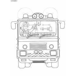 Coloring page: Sam the Fireman (Cartoons) #39862 - Free Printable Coloring Pages