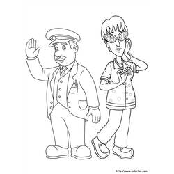 Coloring page: Sam the Fireman (Cartoons) #39876 - Free Printable Coloring Pages