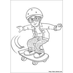 Coloring page: Sam the Fireman (Cartoons) #39885 - Free Printable Coloring Pages