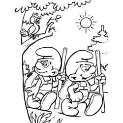 Coloring page: Schtroumpfs (Cartoons) #34703 - Free Printable Coloring Pages