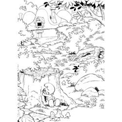 Coloring page: Schtroumpfs (Cartoons) #34743 - Free Printable Coloring Pages