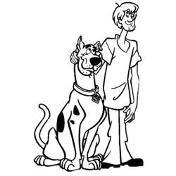Coloring page: Scooby doo (Cartoons) #31313 - Free Printable Coloring Pages