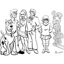 Coloring page: Scooby doo (Cartoons) #31333 - Free Printable Coloring Pages