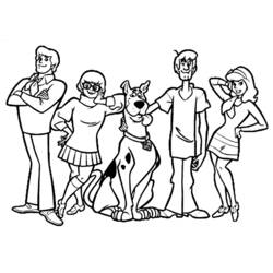 Coloring page: Scooby doo (Cartoons) #31373 - Free Printable Coloring Pages