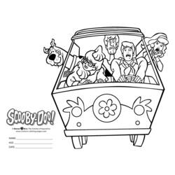 Coloring page: Scooby doo (Cartoons) #31409 - Free Printable Coloring Pages