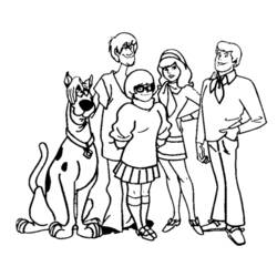 Coloring page: Scooby doo (Cartoons) #31476 - Free Printable Coloring Pages