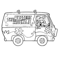 Coloring page: Scooby doo (Cartoons) #31501 - Free Printable Coloring Pages