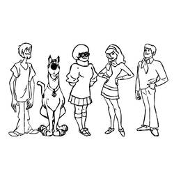 Coloring page: Scooby doo (Cartoons) #31679 - Free Printable Coloring Pages