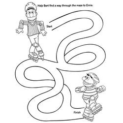 Coloring page: Sesame street (Cartoons) #32251 - Free Printable Coloring Pages