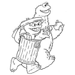Coloring page: Sesame street (Cartoons) #32263 - Free Printable Coloring Pages