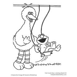Coloring page: Sesame street (Cartoons) #32302 - Free Printable Coloring Pages