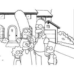 Coloring page: Simpsons (Cartoons) #23774 - Free Printable Coloring Pages
