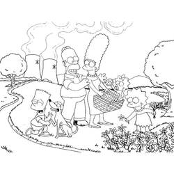Coloring page: Simpsons (Cartoons) #23784 - Free Printable Coloring Pages