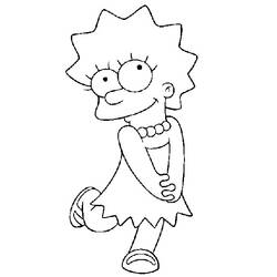 Coloring page: Simpsons (Cartoons) #23789 - Free Printable Coloring Pages