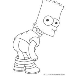 Coloring page: Simpsons (Cartoons) #23795 - Free Printable Coloring Pages