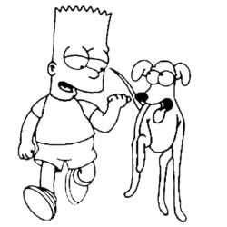 Coloring page: Simpsons (Cartoons) #23797 - Free Printable Coloring Pages