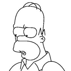 Coloring page: Simpsons (Cartoons) #23821 - Free Printable Coloring Pages