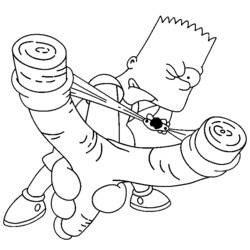 Coloring page: Simpsons (Cartoons) #23865 - Free Printable Coloring Pages