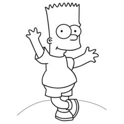 Coloring page: Simpsons (Cartoons) #23871 - Free Printable Coloring Pages