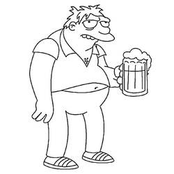 Coloring page: Simpsons (Cartoons) #23879 - Free Printable Coloring Pages