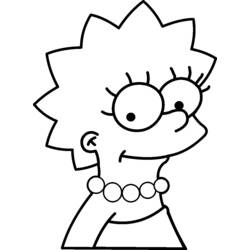Coloring page: Simpsons (Cartoons) #23898 - Free Printable Coloring Pages