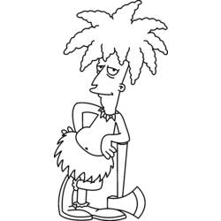Coloring page: Simpsons (Cartoons) #23922 - Free Printable Coloring Pages
