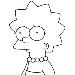 Coloring page: Simpsons (Cartoons) #23958 - Free Printable Coloring Pages