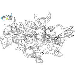 Coloring page: Skylanders (Cartoons) #43392 - Free Printable Coloring Pages