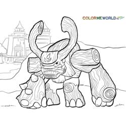Coloring page: Skylanders (Cartoons) #43406 - Free Printable Coloring Pages