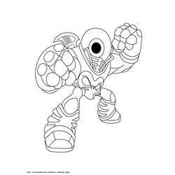 Coloring page: Skylanders (Cartoons) #43446 - Free Printable Coloring Pages