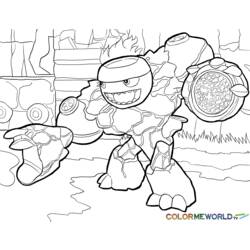 Coloring page: Skylanders (Cartoons) #43489 - Free Printable Coloring Pages