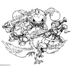 Coloring page: Skylanders (Cartoons) #43508 - Free Printable Coloring Pages