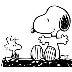 Coloring page: Snoopy (Cartoons) #27076 - Free Printable Coloring Pages