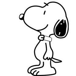 Coloring page: Snoopy (Cartoons) #27138 - Free Printable Coloring Pages