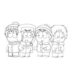 Coloring page: South Park (Cartoons) #31179 - Free Printable Coloring Pages