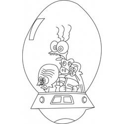 Coloring page: Space Goofs (Cartoons) #34469 - Free Printable Coloring Pages